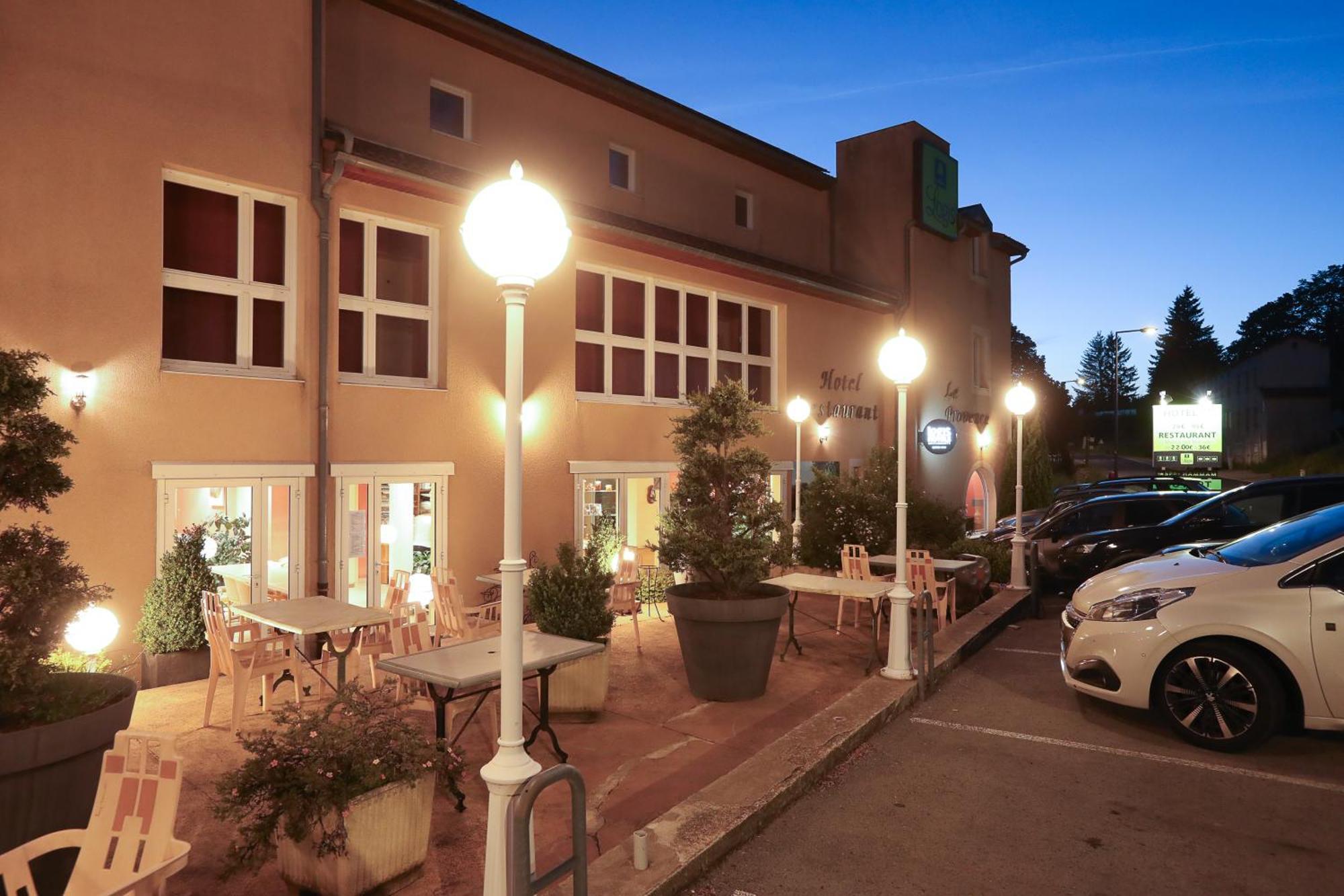 Logis Hotel Spa Restaurant Le Provence Lanarce Экстерьер фото